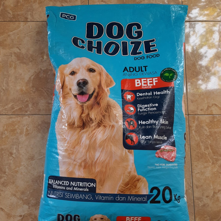 Jual Gojek Grab Dog Choize Beef Flavor 20 Kg Isi kemasan kecil 800gr x ...