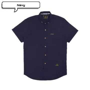 NUMAKENA Kemeja Pria Lengan Pendek Polos