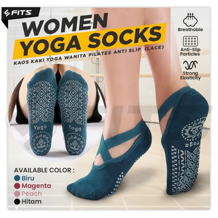 Jual SFIDN FITS Woman Yoga SOCKS Kaos Kaki Yoga Wanita Pilates Anti ...