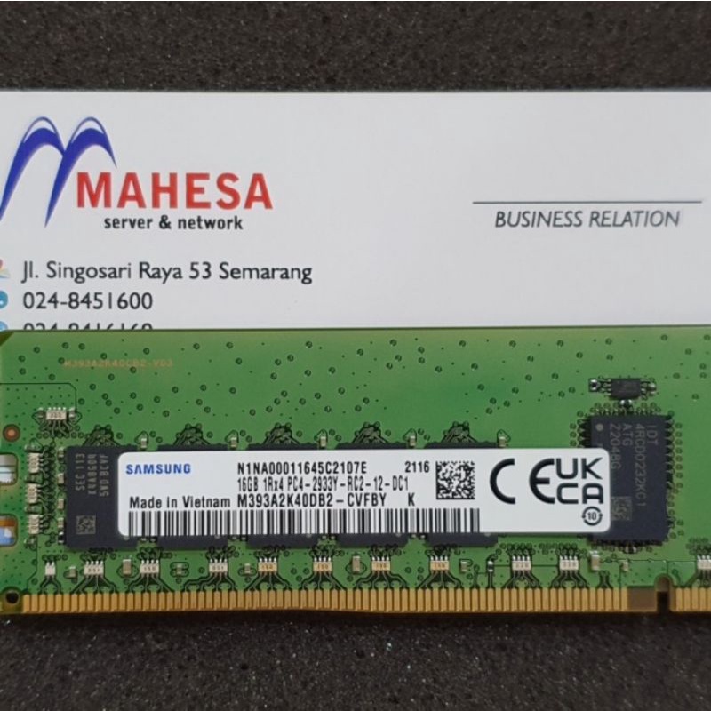 PC4-2933Y 1Rx4 16G サーバPC用メモリー 12枚 計192GB PC4-2933Y 1Rx4 16G サーバPC用メモリー 12枚 計192GB