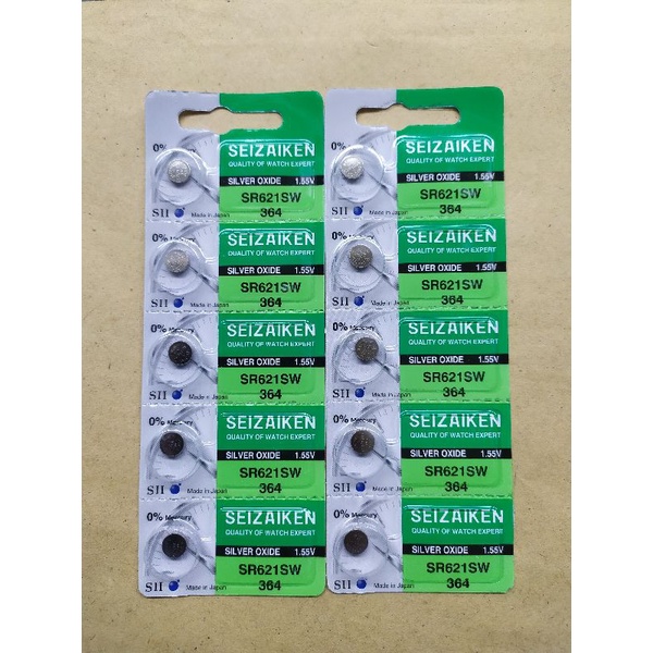 Jual BATERAI SEIZAIKEN ORIGINAL SR 621 SW ATAU SR 364
