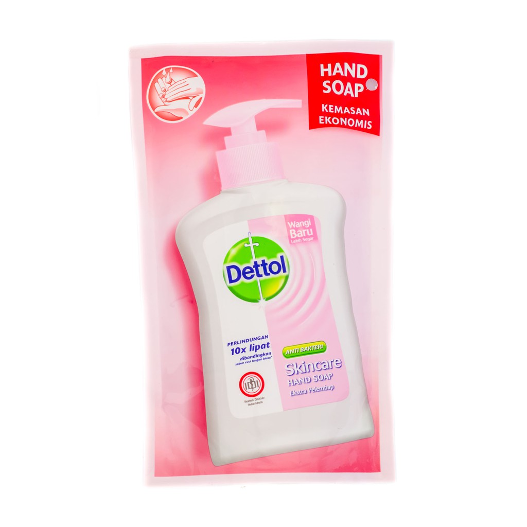 Jual DETTOL HAND SOAP SKINCARE 200ML PCH - Farmers Market | Shopee ...