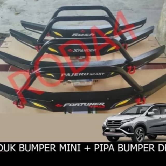 Jual Tanduk Bumper Mini Depan Mobil All New Pajero Sport Shopee Indonesia