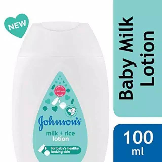 Jual Johnson's Baby Lotion Milk Rice 100ml | Shopee Indonesia