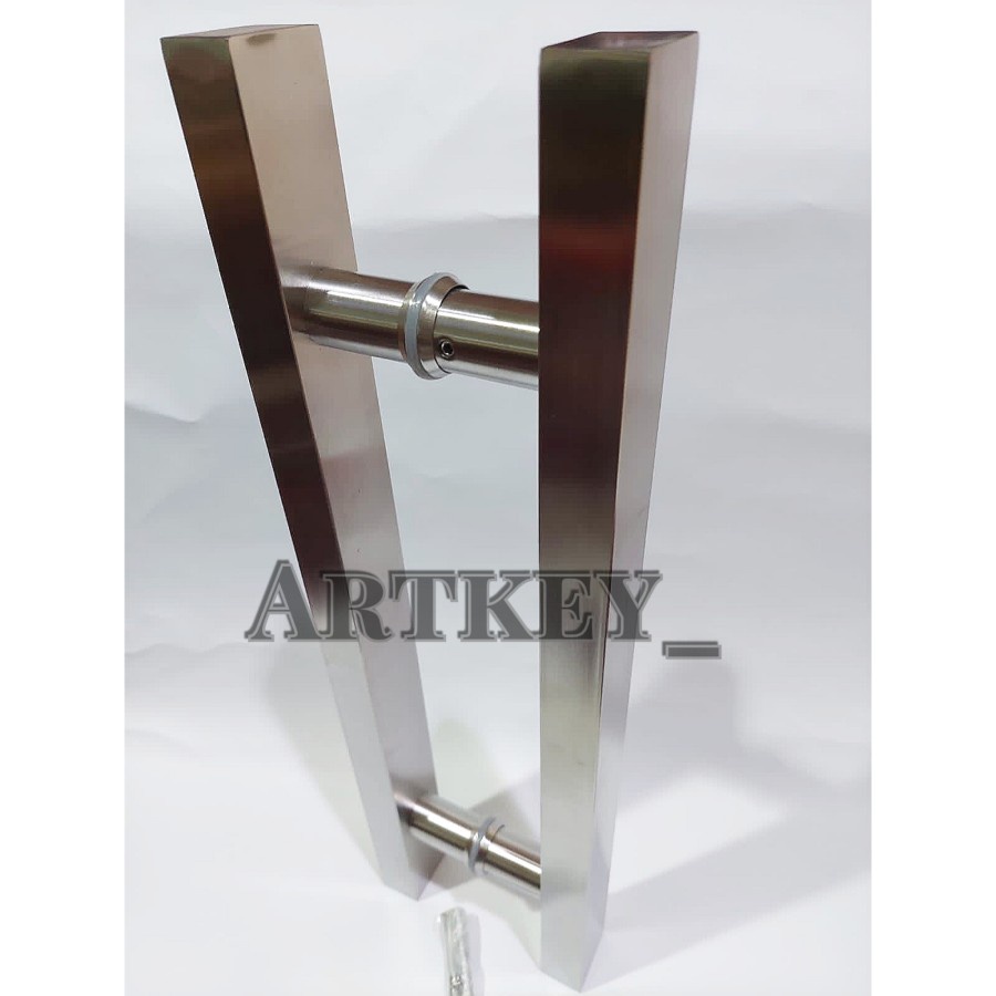 Jual HANDLE PINTU KAYU/KACA/ALUMUNIUM MODEL H holo 25 x 38 mm as 30 x ...