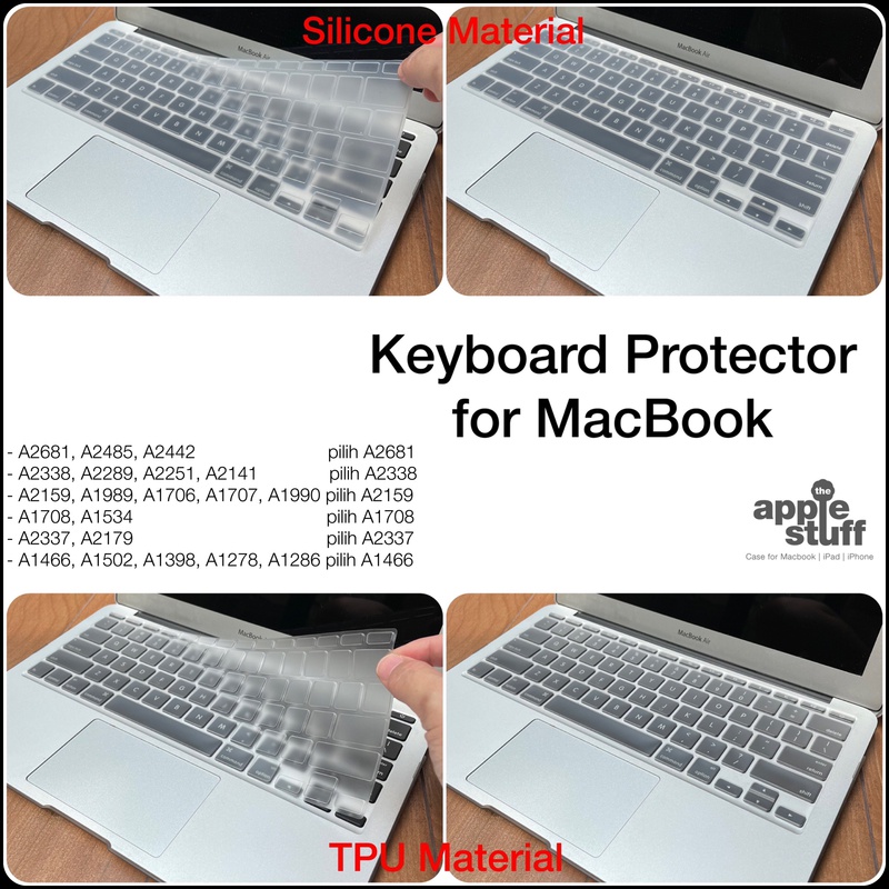 Jual Macbook Apple Skin Keyboard Protector TRANSPARANT | Shopee Indonesia
