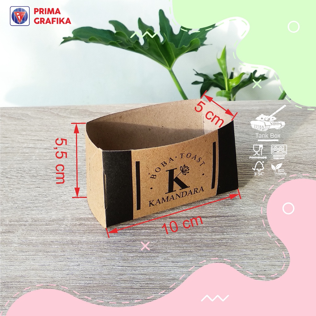 Jual Prima Grafika Box Toast Custom 10x5x5,5 cm - Paper Box KEREN ...