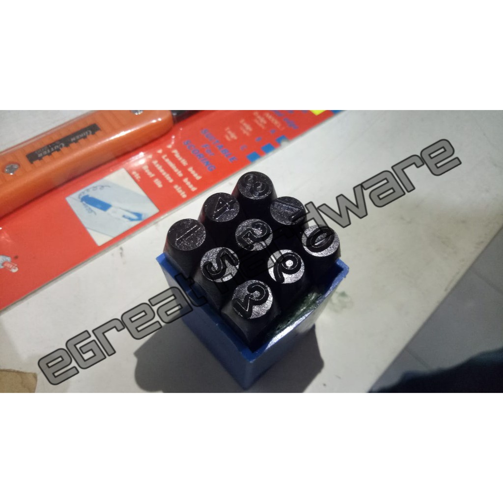 Jual Cetakan Besi Punch Marking Solar Angka 0-9 5/32