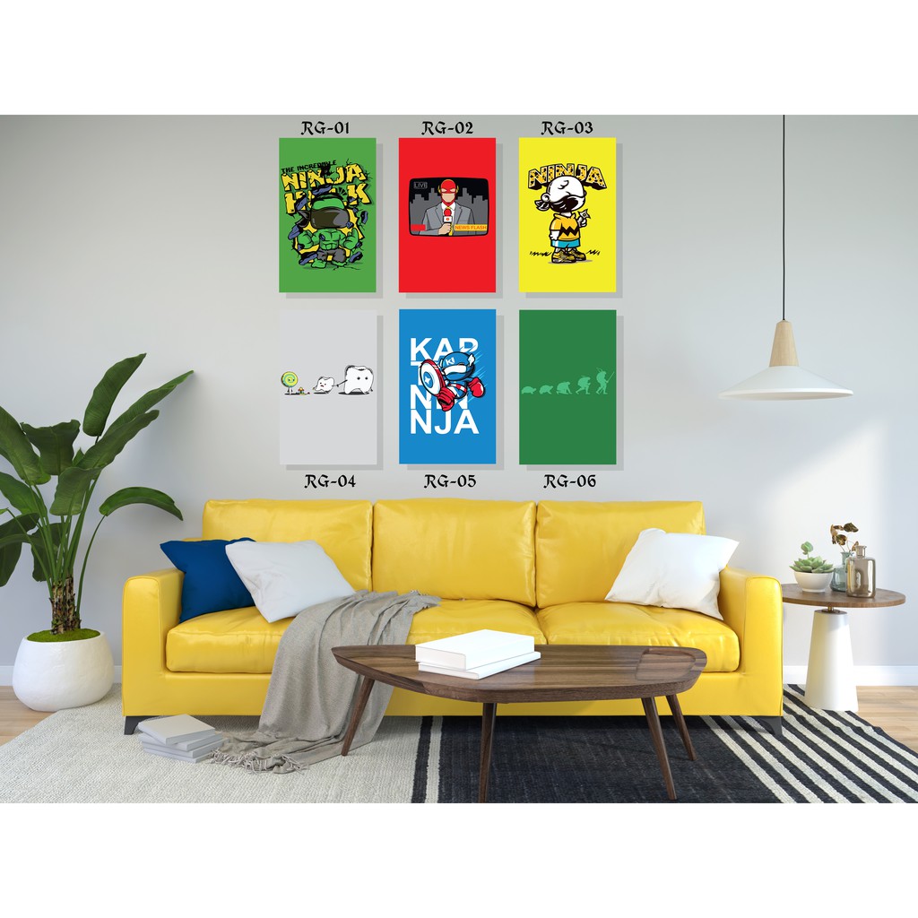 Jual Hiasan Dinding Kartun | Wall Decor Superheroes|Pajangan Dinding