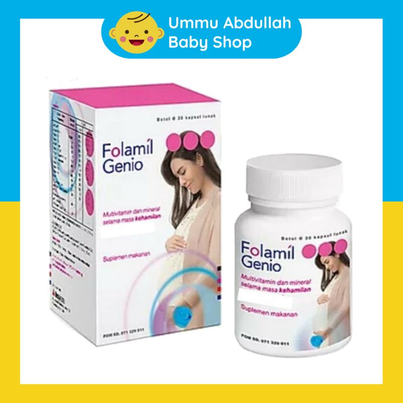 Jual Folamil Genio, Folamil Gold ORI 30 Kapsul - Multivitamin Ibu Hamil ...