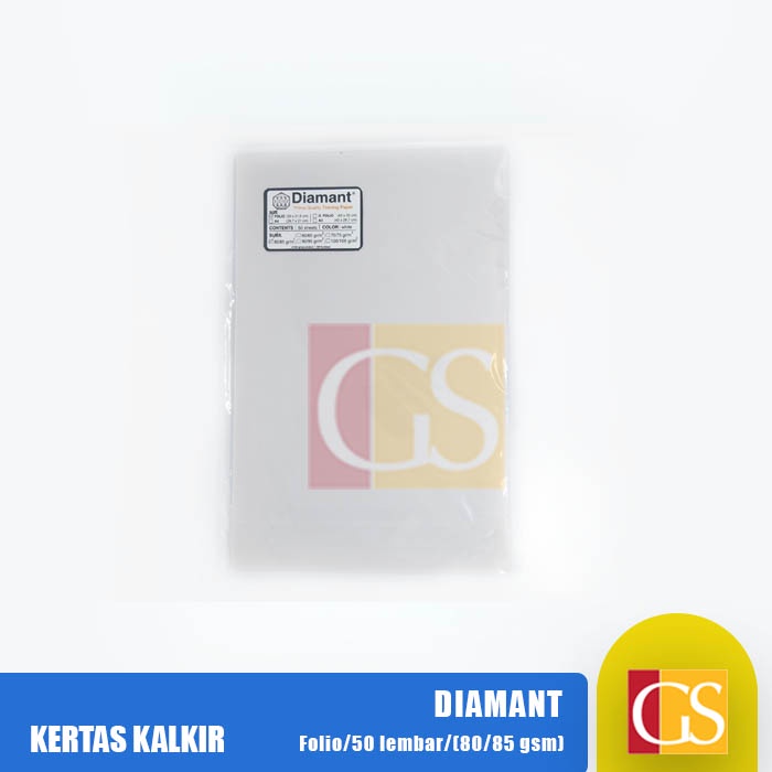 Jual Kertas Kalkir Tracing Paper Kertas Jiplak Folio F4 Diamant 80