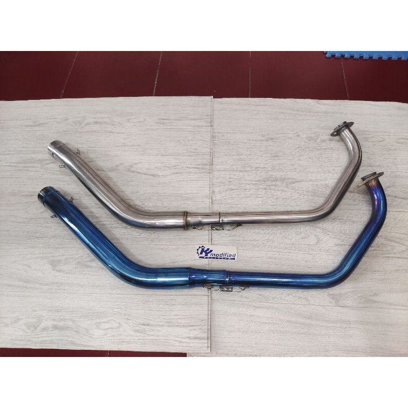 Jual Header R15 V3 V4 R15M Full Banding Panjang Blue Bending Stainless ...
