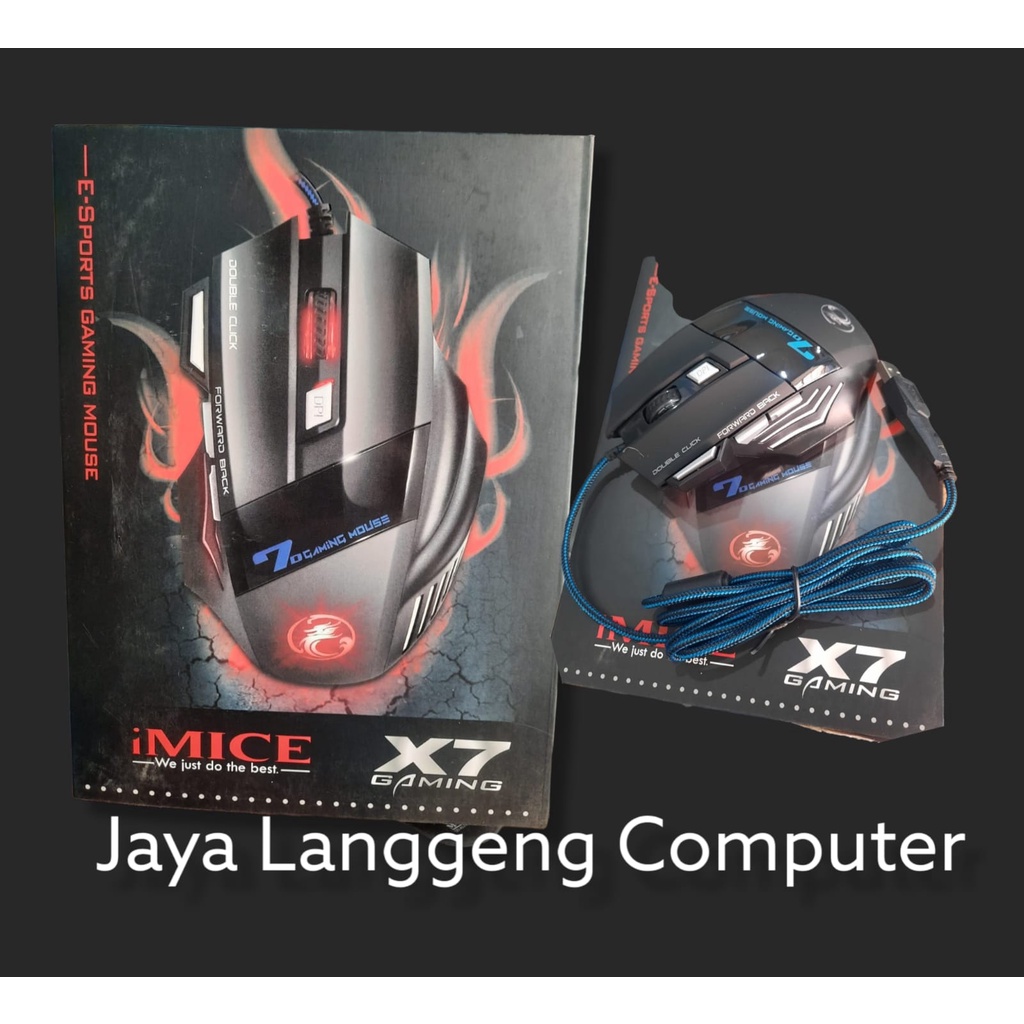 Jual IMICE X7 Mouse Gaming 7-Key, Mouse Gaming profesional optik ...