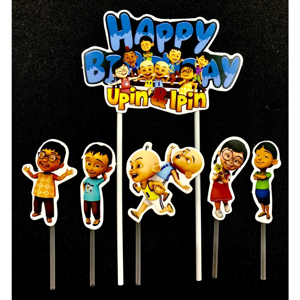 Jual Topper Kue Ulang Tahun Upin-Ipin | Shopee Indonesia