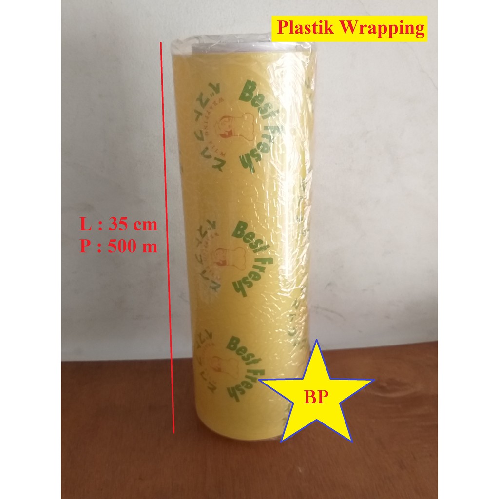 Jual PLASTIK WRAPPING 35 CM X 500M / BEST FRESH WRAPPING/ PLASTIK ...