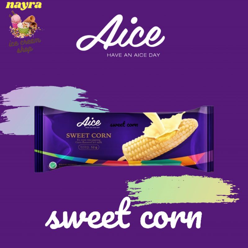 Jual Aice ice cream sweet corn isi 20 pcs Shopee Indonesia