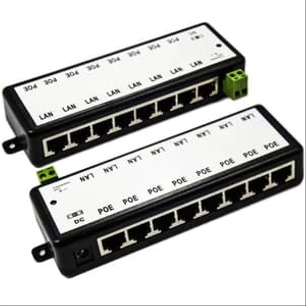 Jual Passive POE Injector 8 Port | Shopee Indonesia