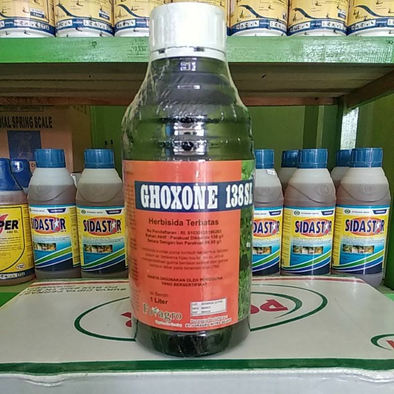 Jual Herbisida Ghoxone 138 Sl Kontak Purna Tumbuh Pembasmi Gulma