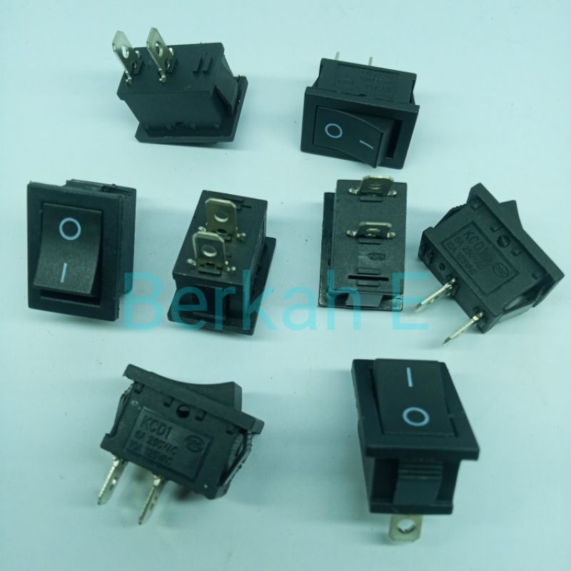 Jual Saklar On/Off Kotak 2 Pin Hitam | Shopee Indonesia