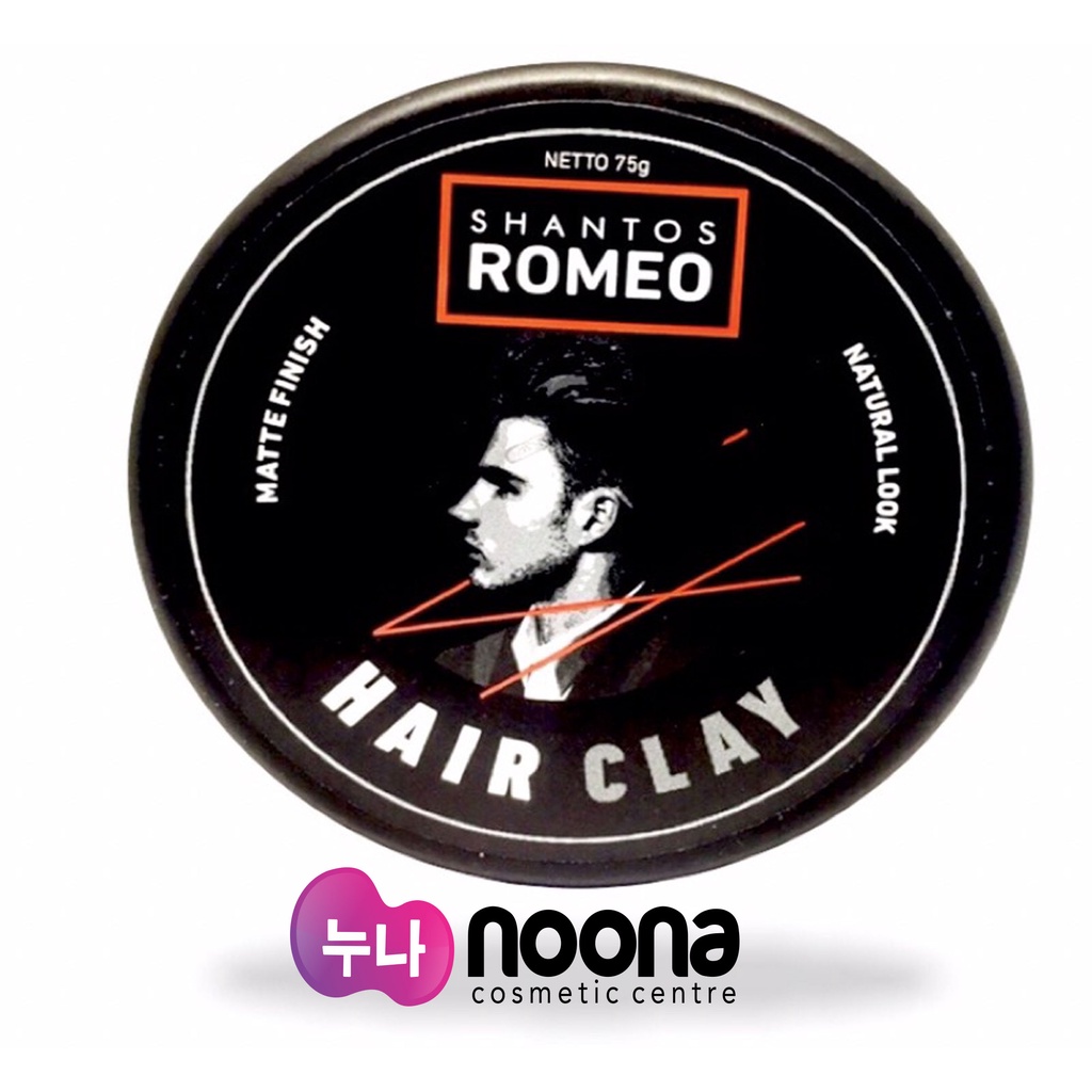Jual SHANTOS ROMEO HAIR CLAY POMADE 75GR Shopee Indonesia