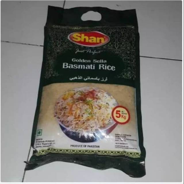 Jual Shan golden sell basmati beras biryani 5kg | Shopee Indonesia