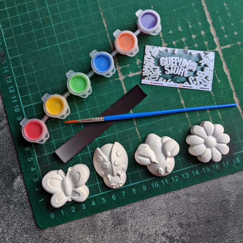Jual Mini Insect Set - DIY Fridge Magnet Butterfly Bug Bee Flower Kupu ...