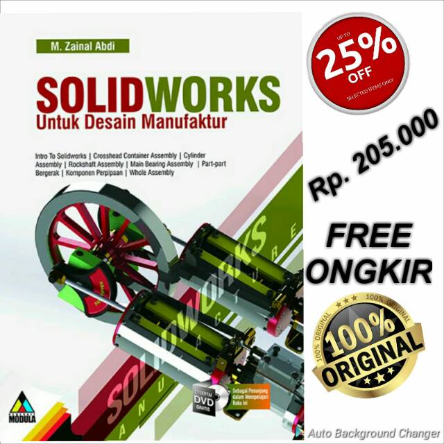 Jual BUKU SOLIDWORKS UNTUK DESAIN MANUFAKTUR M ZAINAL ABDI | Shopee ...