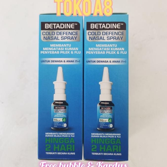 Jual Betadine Cold Defence Nasal Spray 20Ml Adult Betadine Nasal Spray ...