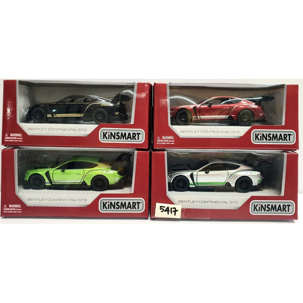 Kinsmart Bentley Continental GT3 KT5417 Bahan Logam Skala 1:36 12,7  cm – 160 gr – SNI