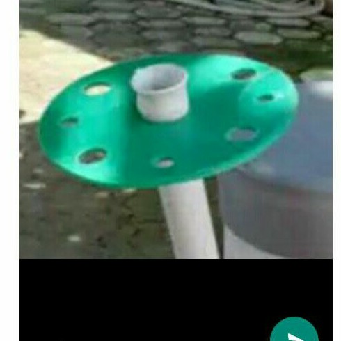 plat lubang pembagi air utk hidroponik tower