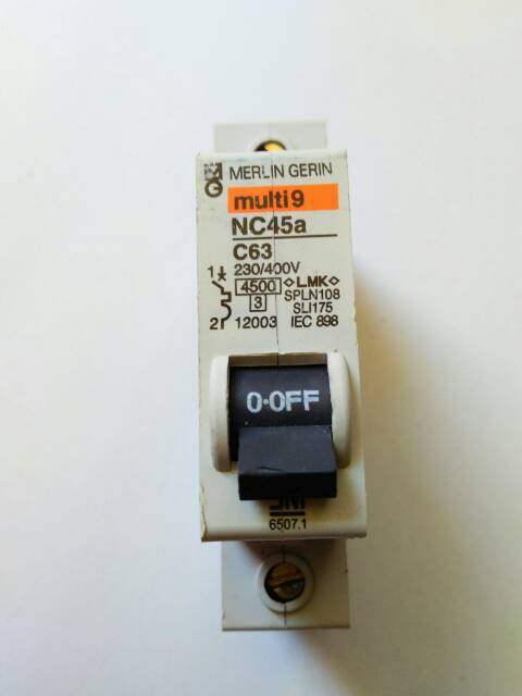 Jual Merlin Gerin multi9 NC45a C63 MCB Breaker 63 A | Shopee Indonesia