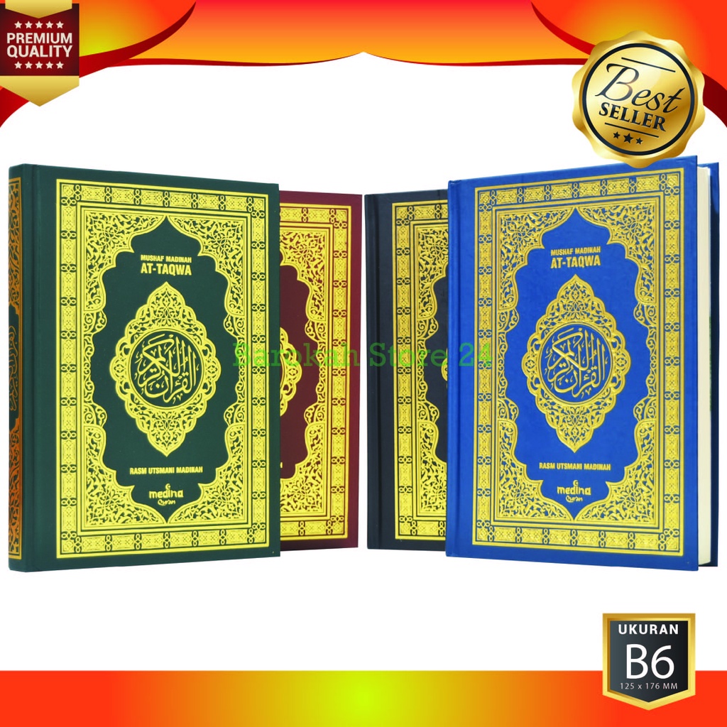 Jual Alquran Mushaf Madinah Sedang, Quran Mushaf Madinah At-Taqwa A5 ...