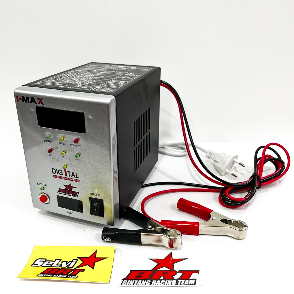 Jual SMART CHARGER DIGITAL CAS AKI IMAX BRT 20 Ah AMPERE MOTOR MOBIL