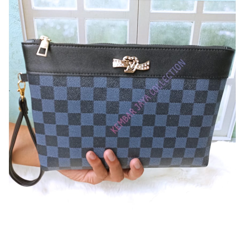 Tas Rajut Cantik Tapestry Louis Vuitton - Crochet Checkerboard pattern ala  LV 