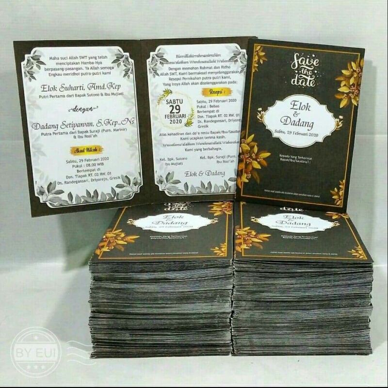 Jual undangan vintage simple | Shopee Indonesia