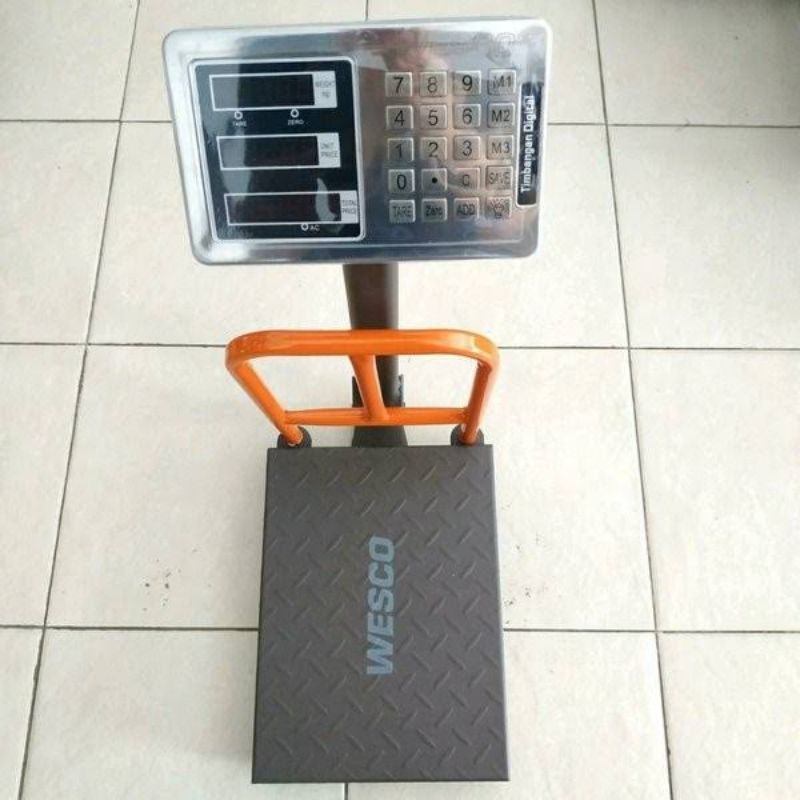 Jual Timbangan Digital 100kg, Timbangan Lantai Elektrik Wesco ...