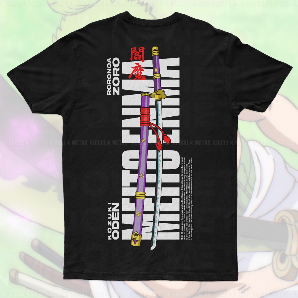 T-Shirt Uomo One Piece Ace Ruffy Monkey D. Zoro Barbabianca - 100% Cotone Morbido - Vestibilità Regolare - 2