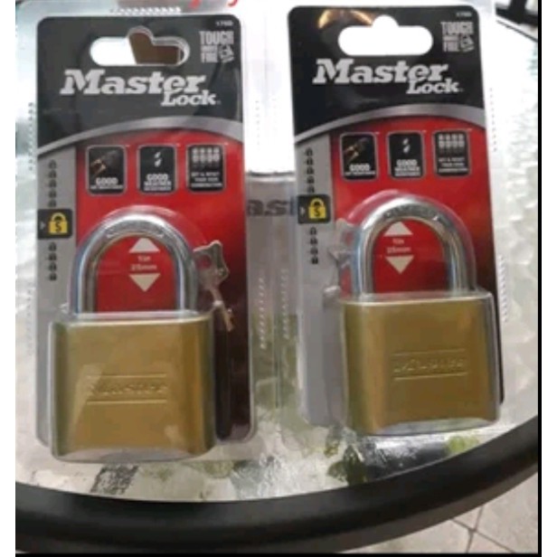Jual Kunci Gembok Original Master Lock Nomer Kombinasi 175D | Shopee ...