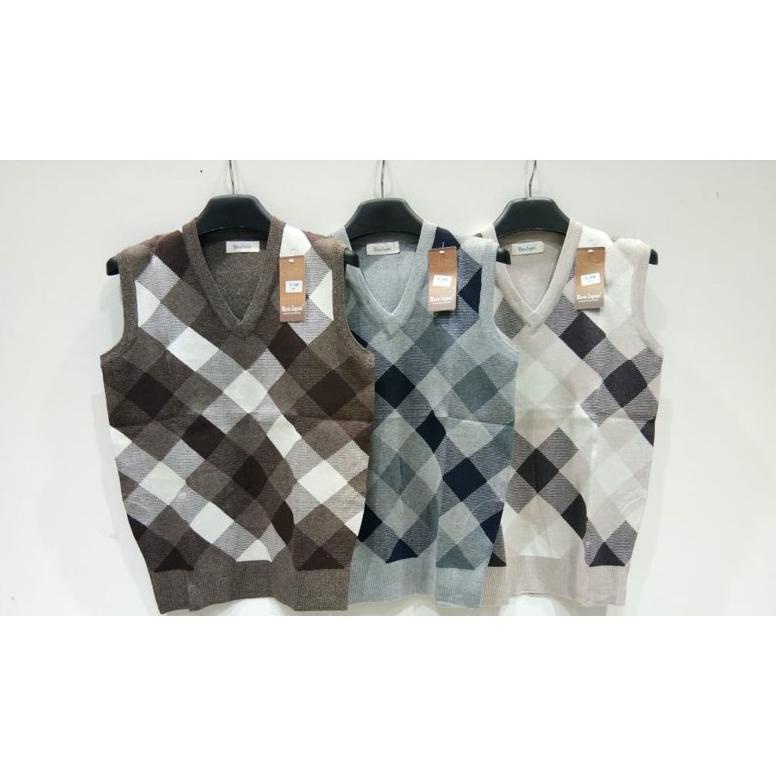 Jual Mario Zegnoti - Sweater Rompi Rajut Bapak Krah V Pria Import (#V16 ...