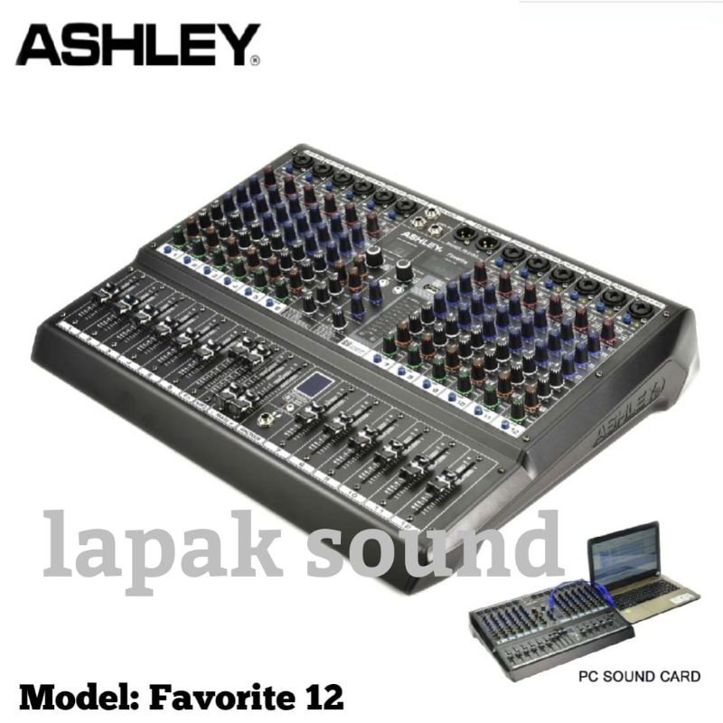 Jual Mixer Ashley Favorite 12 Original 12 Channel USB Interface ...