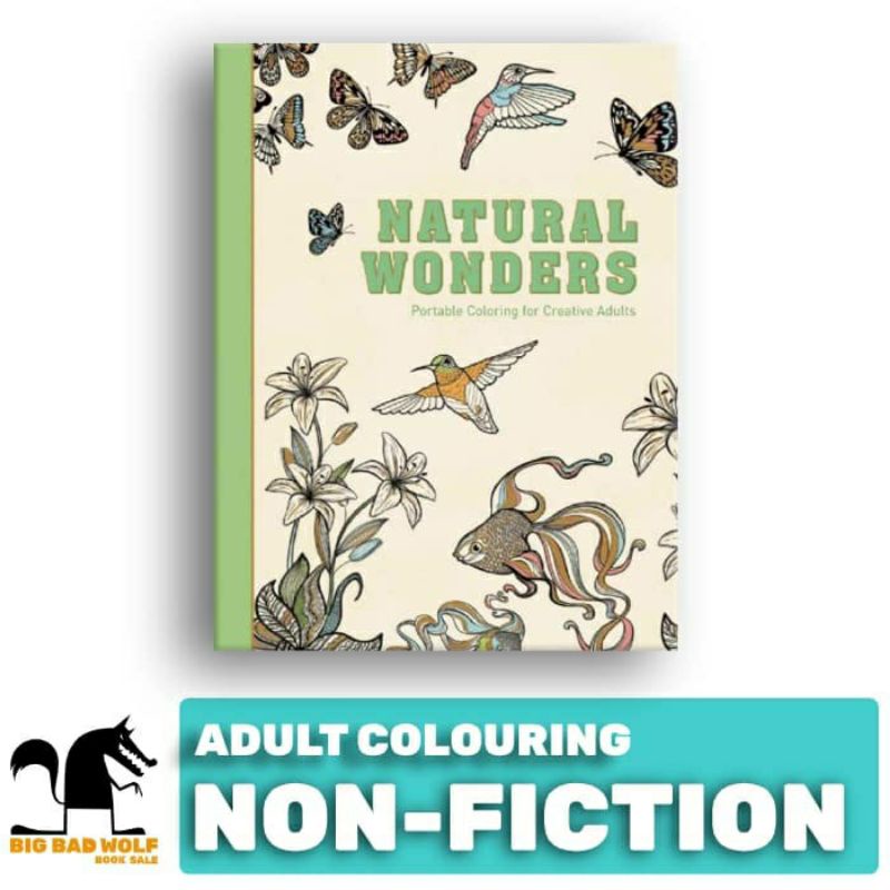 Jual [NEW] Buku Mewarnai Colouring Book Natural Wonders Coloring Book