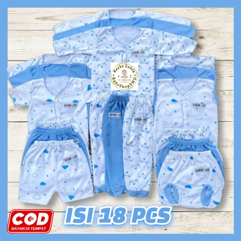 Jual paket pakaian bayi/18 pcs baju celana bayi baru lahir | Shopee