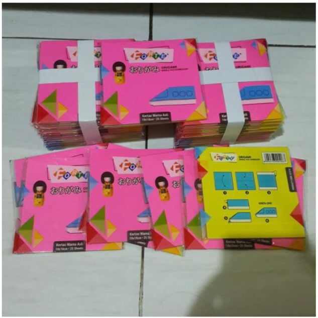 Jual Kertas Lipat Origami Forte Ukuran X Cm Lbr Shopee Indonesia