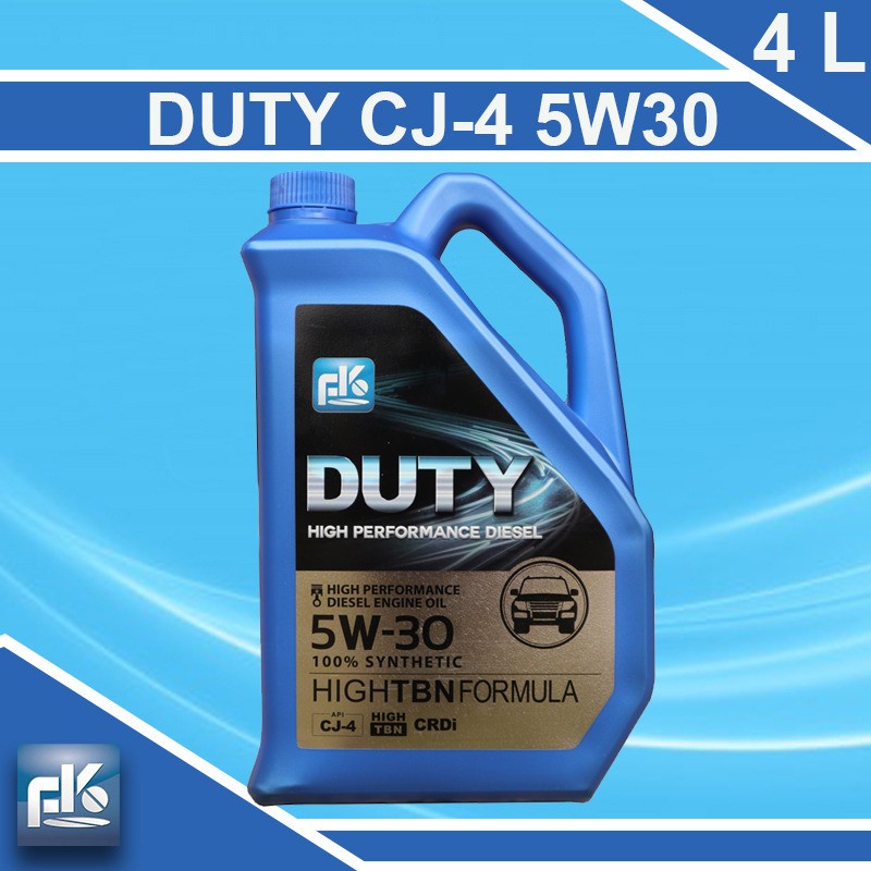 Jual Oli Mesin Diesel FK Duty 5W30 Full Synthetic CJ-4 Kemasan 4 Liter ...