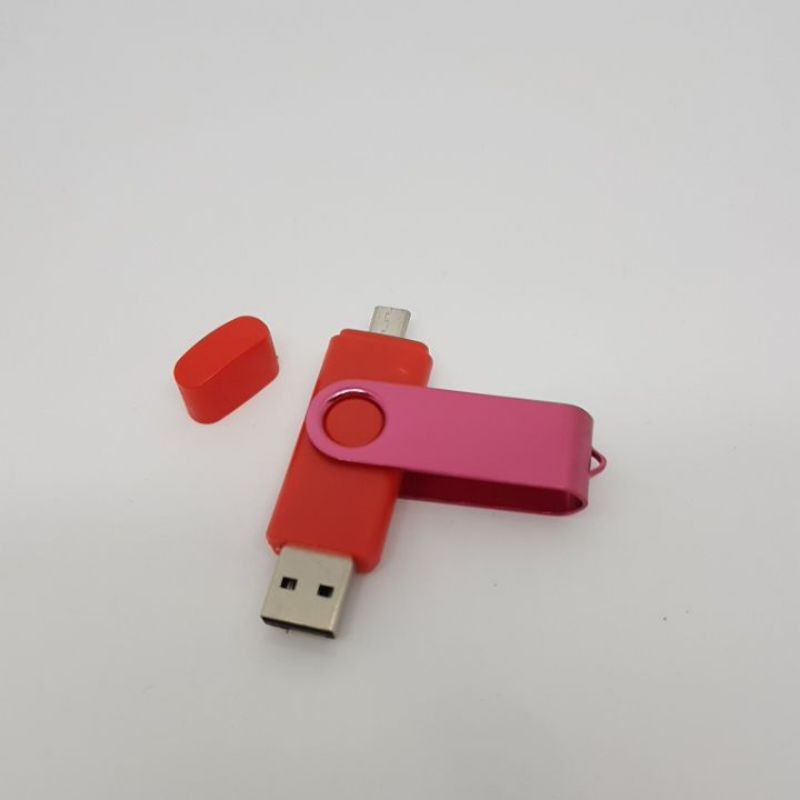 Jual FLASHDISK OTG USB colokan pipih 16GB Merah | Shopee Indonesia