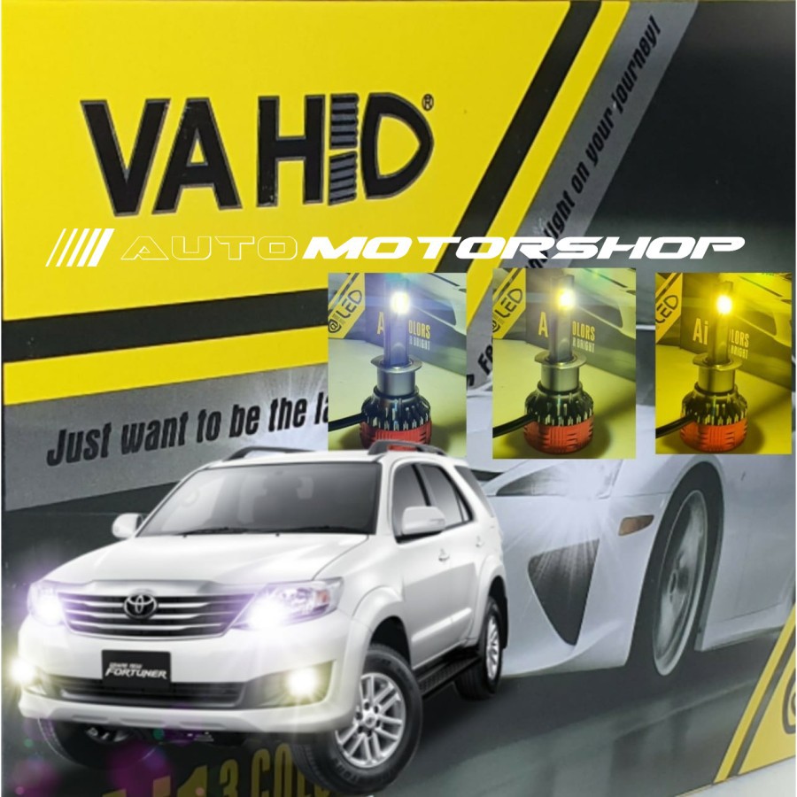 Jual Led 3 Mode Warna Di 1 Lampu Ailed Vahid Tipe H1 H11 Original