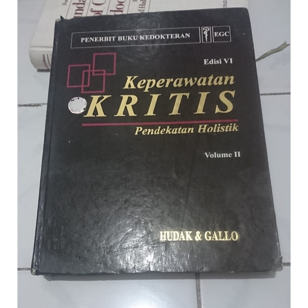 Jual Buku Kedokteran - Keperawatan Kritis - Pendekatan Holistik Edisi 6 ...