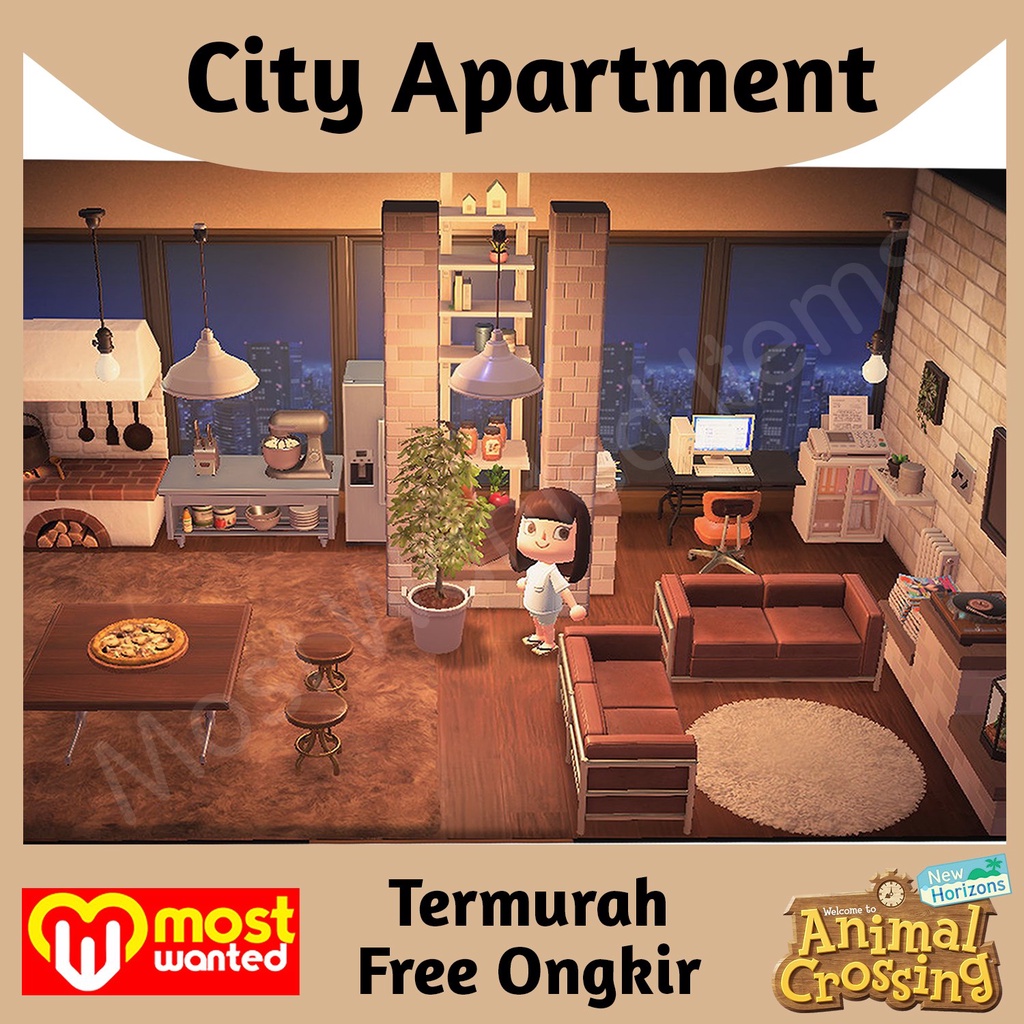Jual City Apartment Set Animal Crossing New Horizon ACNH NMT Bells Furniture Shopee Indonesia