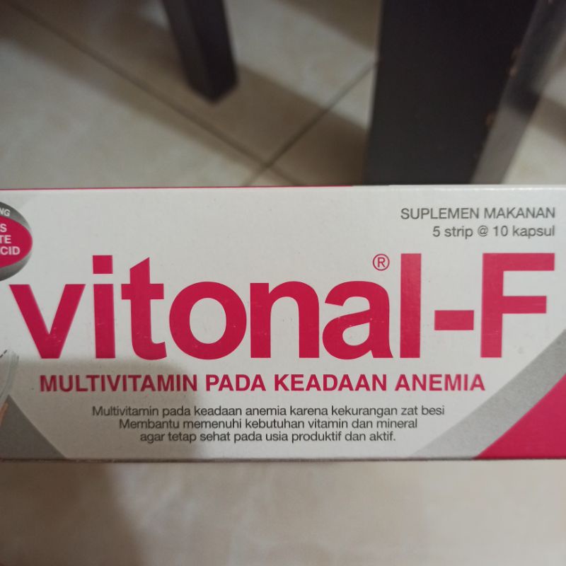 Jual Vitonal - F Suplemen Multivitamin dan Mineral Ibu Hamil | Shopee ...