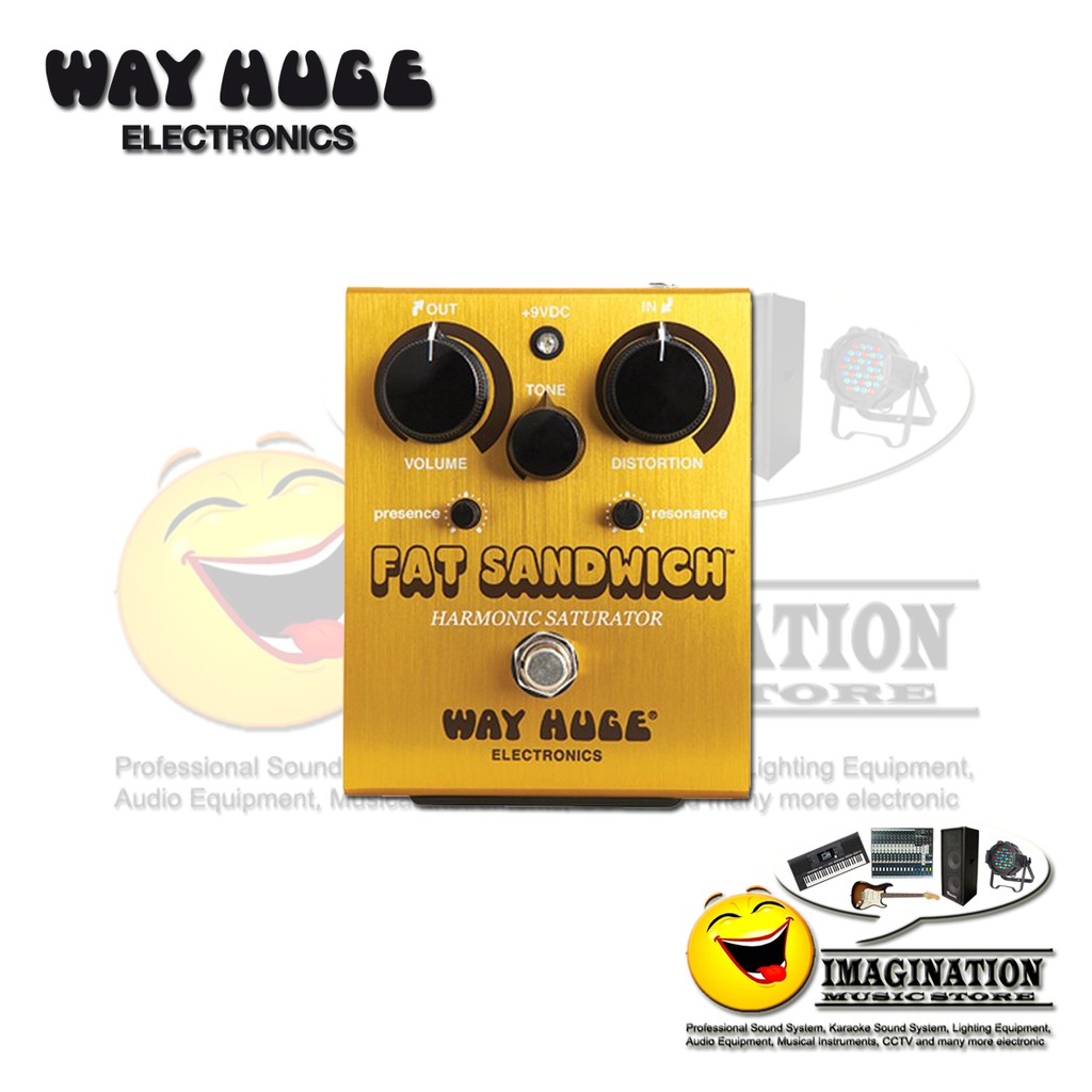 Jual Way Huge WHE301 Fat Sandwich Distortion Guitar Effects Pedal